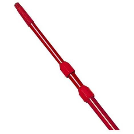 Perche télescopique extensible 200 à 800 cm – Aluminium super léger – 4 étages – Blocage vis à anneau pour usage intensif – Mass