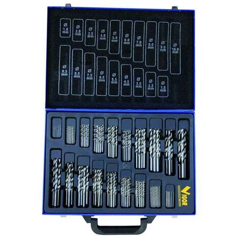 Jeu de forets HSS Vigor Dual-Xshort pcs. 150 mm. 1-10