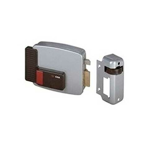 Serrure électrique horizontale à bouton 12V – Axe 60mm – Cylindre 50mm – Compatible interphone – Pour portes bois tirantes/poussantes – Cisa - 3005321000