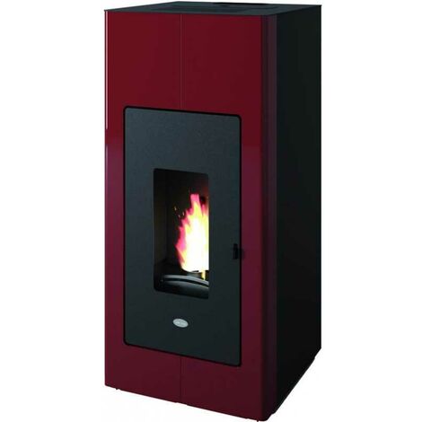 Poêle à Pellets Hydro Punto Fuoco Ilaria 17.5 Kw Rouge