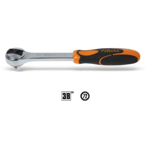 Clé à cliquet réversible 3/8 bêta 910/55 - 200 mm (1/2)