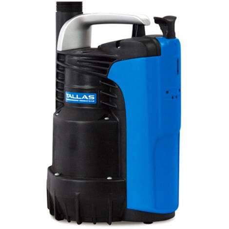 Pompe électrique submersible – Station de relevage – Débit max 195 l/min – Hauteur manométrique 9 m – Eaux claires jusqu'à 5 mm – Tallas