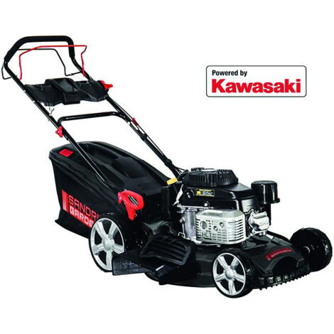 Castelgarden – Tondeuse thermique autopropulsée Honda 160 cc – Largeur de coupe 46 cm – Bac de ramassage 70 L – Hauteur de coupe réglable 30-80 mm - Pan-504Trh