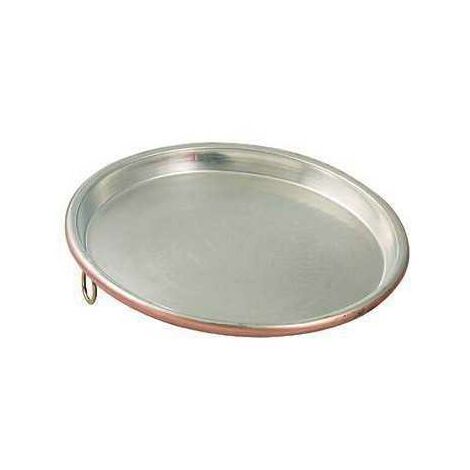 Bord de moule rond en cuivre étamé épais Vigor cm. 3 cm de diamètre. 30