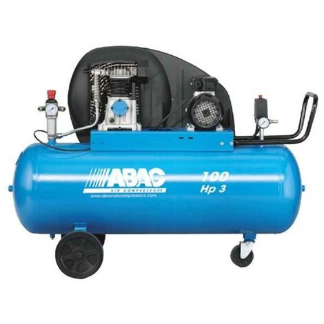 Abac - Compresseur d'air à pistons série LINE 400 V Tri 100 L 20.2 m3/h 3 CV - A29B 100 CT3