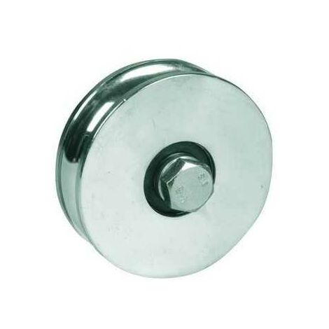 Roues pour portails gorge U-20 art. 364 diamètre mm. 80