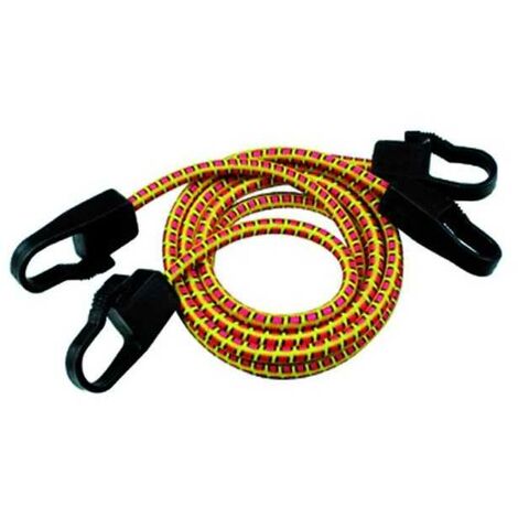 Corde élastique Vigor lot de 2 pièces, crochets en plastique 8x1500 mm (1/2)