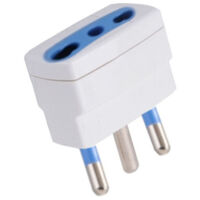 Adaptateur Simple 16A+T Blanc Syntesy 00350
