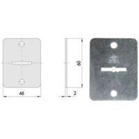 Bocchetta rectangulaire Dm 06124-00-0 Cisa