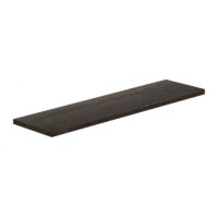 Étagère murale en bois, chêne foncé, 56 x 15,5 x 1,8 cm - Smart
