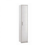 Armoire colonne 1 porte 39L x 41P x h199 – Finition blanc mat – Sarmog