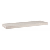 Étagère murale, étagère alvéolée, étagère en bois, étagère murale, noyer blanc, 75 x 23 x 3,8 cm - Minerva