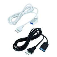 Rallonge linéaire Vigor M/F 10A 3X0,75 mm2 5 m Blanc