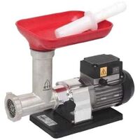 Hachoir à viande électrique 300W – 3 lames en acier inoxydable – 160 tours/min – Corps en fonte stagnée – Tre Spade