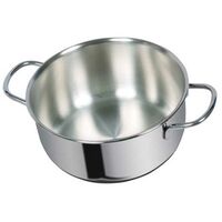 Casserole en inox 2 poignées cm 20 Dune Metalsomma