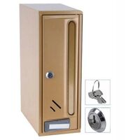 Boîte de distribution Vert 1P avec porte en bronze