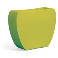 Cache-pot en forme de cœur vert en polymère Monacis - 100x30x80 cm H