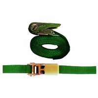 Sangles simples Vigor Vert avec boucle à clic 25 mm 5 m