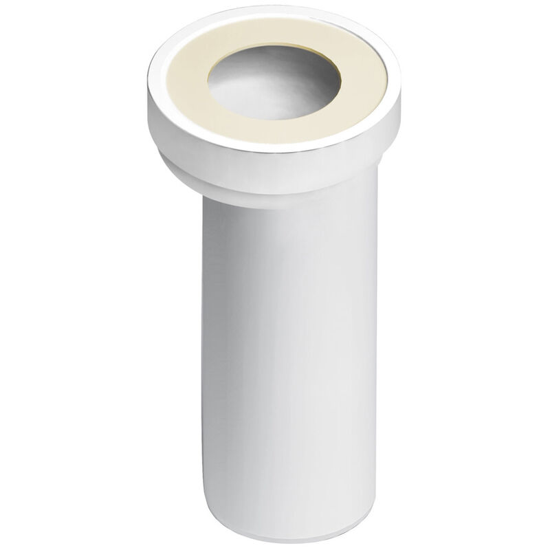 Manicotti Per Candele In Plastica Bianca Con Goccia (5 Pezzi) - Altezza 105 Mm, Diametro 29 Mm, Per Attacco E14