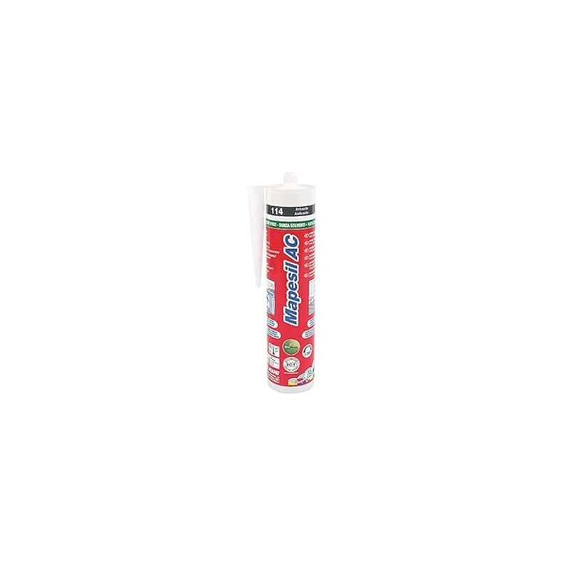 Mapesil ac n.114 colore antracite  ml 310 cartuccia silicone