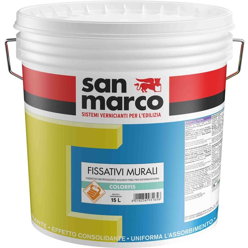 Colorfis fissativo murale micronizzato lt 1 isolante idrodiluibile