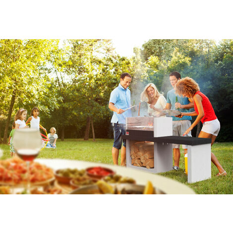 Barbecue porto new in calcestruzzo alleggerito