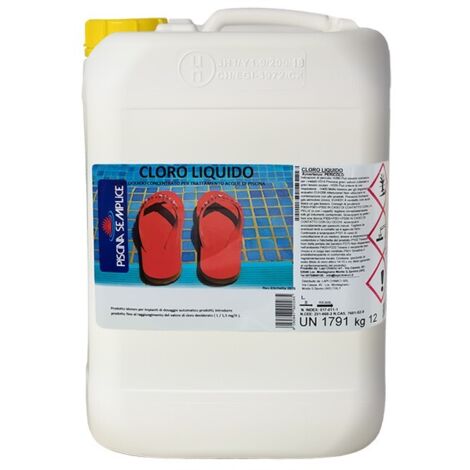 Cloro liquido per piscine 12 kg (1/2)