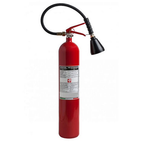 Signalétique murale extincteur CO2 dioxyde de carbone
