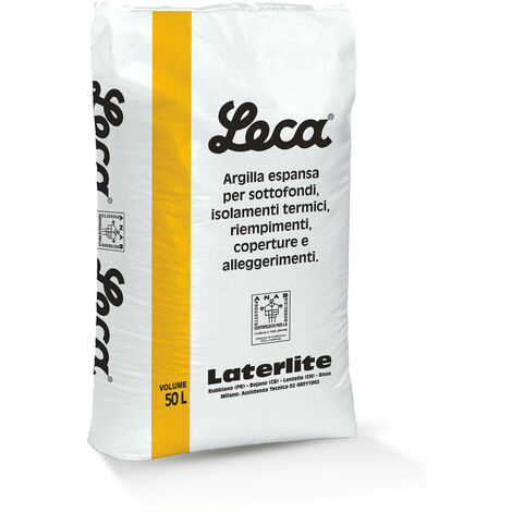 Argilla espansa in sacchi 3/8 - 50 lt. - perle piccole