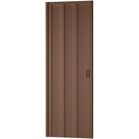 Porta a Soffietto con Maniglia 100x214h cm FERLIVING - Noce