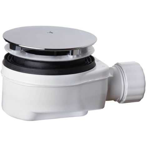 Sifone piletta sifonata scarico piatto doccia foro 90mm ribassata aloha omp (1/2)