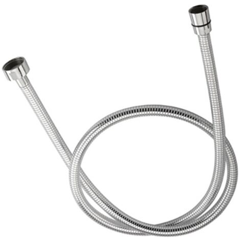 Flessibile doccia con piattella cromata cm 120 cromo