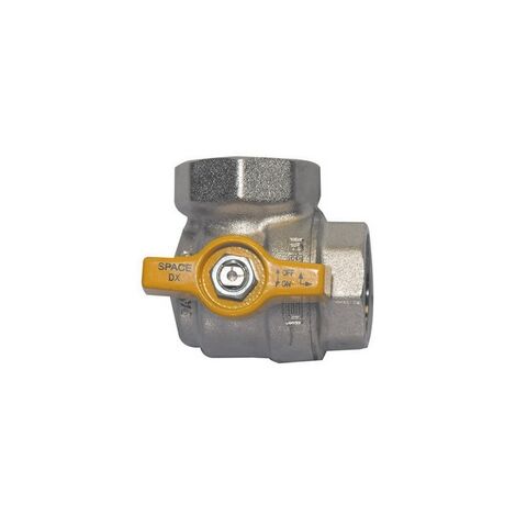 Valvola a sfera ad angolo ff c/farfalla per gas 1"  dn 25