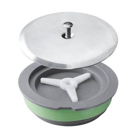 Tappo ad espansione per sifoni a pavimento piattello 125 mm diam. 90 - piattello 125mm