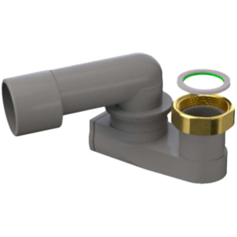 Sifone ribassato orientabile per colonne vasca scar. 40-50 a saldare 1" 1/2