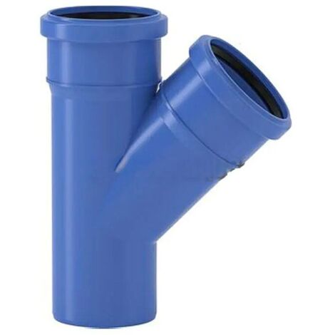 HTEA braga 45° in PP a innesto ø50/50 mm - gamma Triplus VS0650513 (1/2)