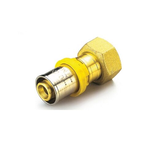 Niples Femmina Con Girello 1/2" Ø16 A Pressare Gas