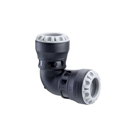 Jardibric Raccordo A Gomito Snodato 90° Per Rubinetto – Attacco Tubo Da Giardino 20x27 E 26x34, Verde Anice/Grigio