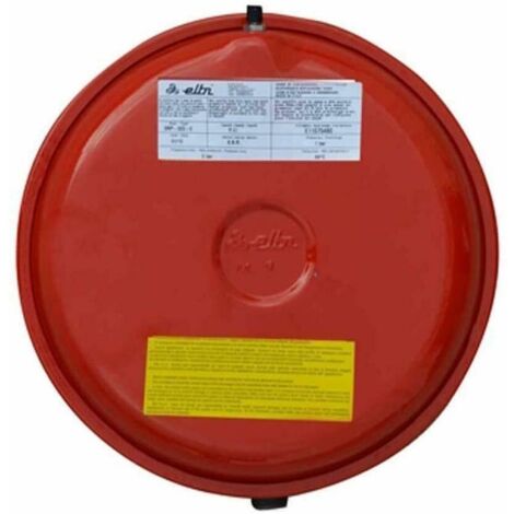 Vaso di espansione erp385 10lt – Pressione max 3 bar – Membrana in gomma SBR – Verniciato rosso – Temperatura max +90°C – Elbi Spa (1/2)