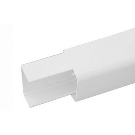 CANALINA MEDIA CONDIZIONATORE CLIMATIZZATORE MONO SPLIT 2 mt 80x60 mm