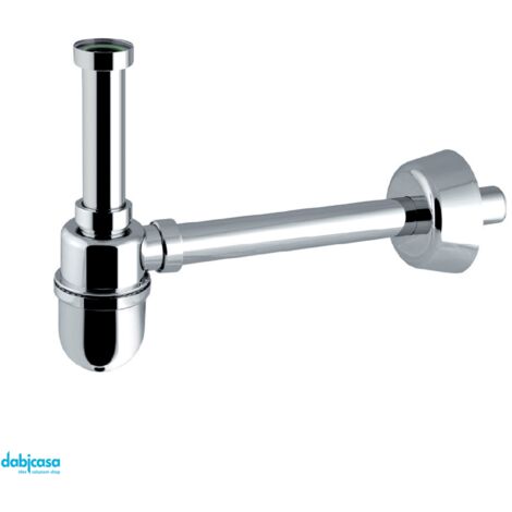 Sifone a bottiglia royal abs senza piletta 1" - diam. 26 x 250 mm.