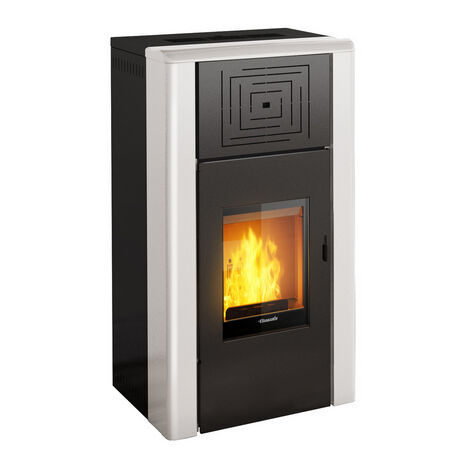 Termostufa idro a pellet nocciolino venua 24 kw bordeaux