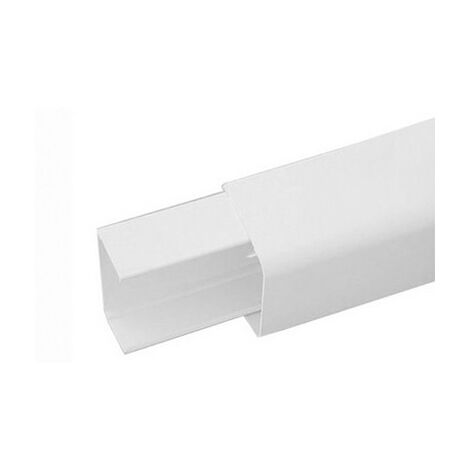 CANALINA MEDIA CONDIZIONATORE CLIMATIZZATORE MONO SPLIT 2 mt 60x45 mm