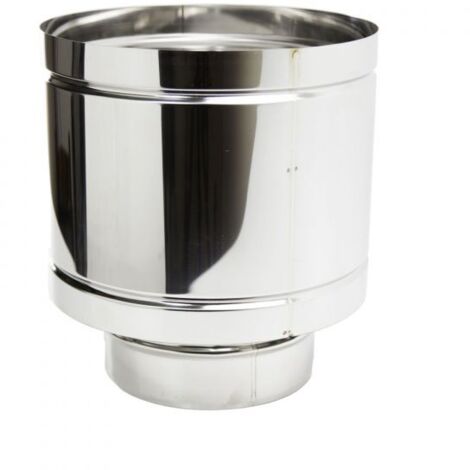 Comignolo Antivento Grigio Base Quadrata 57x57cm - Per Camino E Canna Fumaria - Made In Italy - Foto 11