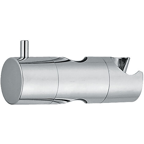 Supporto scorrevole in abs cromato per asta d. 25 mm cromo