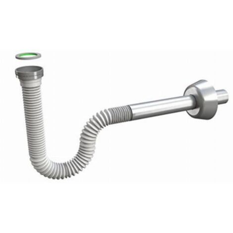 Sifone estensibile "sifoncello " per lavabo e bidet con ghiera 1"1/4 (1/3)