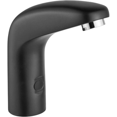 Rubinetto lavabo elettronico con comando a fotocellula in colore nero Idral 02511B Nero (1/3)