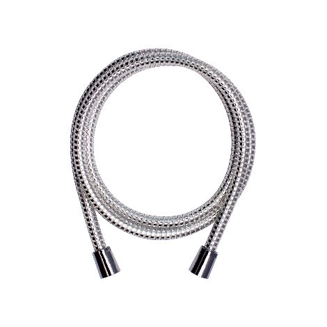 TUBO FLESSIBILE PER DOCCIA da 150cm IN PVC ANTITORSIONE COLORE ARGENTO (1/5)