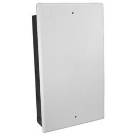 CASSETTA SCATOLA PER COLLETTORI CON COPERCHIO COLORE BIANCO 40x24x8 cm