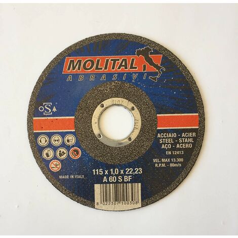 Dischi Abrasivo Da Taglio Disco Per Ferro Smerigliatrice 115 - Foto 2